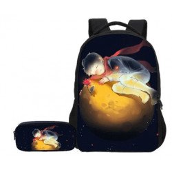 The little prince 2 pieces school pack backpack + pencil case