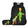 Pack imprimé Cartable sac à dos le petit prince + Trousse assortie