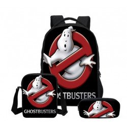 Ghostbusters 4 pieces gaming school pack backpack + Crossbody messenger bag + lunch bag + pencil case