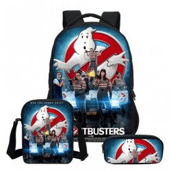 Ghostbusters 4 pieces gaming school pack backpack + Crossbody messenger bag + lunch bag + pencil case