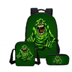 Ghostbusters 4 pieces gaming school pack backpack + Crossbody messenger bag + lunch bag + pencil case
