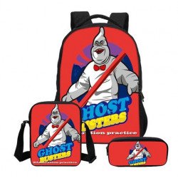 Ghostbusters 4 pieces gaming school pack backpack + Crossbody messenger bag + lunch bag + pencil case
