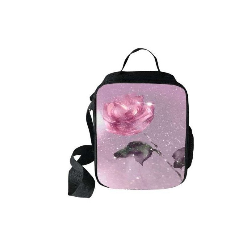 Sacoche imprimée Fleurs de printemps pour filles du CP à la terminale