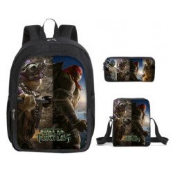 The walking dead 4 pieces school pack backpack + Lunch bag + Crossbody messenger bag + pencil case