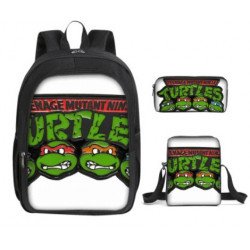 The walking dead 4 pieces school pack backpack + Lunch bag + Crossbody messenger bag + pencil case