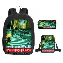 The walking dead 4 pieces school pack backpack + Lunch bag + Crossbody messenger bag + pencil case