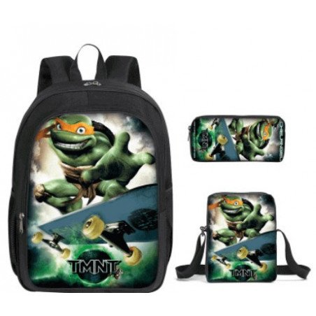 The walking dead 4 pieces school pack backpack + Lunch bag + Crossbody messenger bag + pencil case