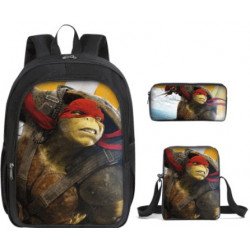 The walking dead 4 pieces school pack backpack + Lunch bag + Crossbody messenger bag + pencil case