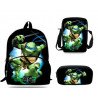 Tortue Ninja - pack Cartable sacoche bandoulière et trousse assortie