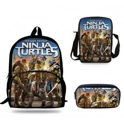 The walking dead 4 pieces school pack backpack + Lunch bag + Crossbody messenger bag + pencil case