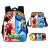 Pack cartable Beyblade burst du CP au CM2 + Sacoche Beyblade à bandoulière + Trousse assortie