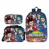 Pack cartable Beyblade burst du CP au CM2 + Sacoche Beyblade à bandoulière + Trousse assortie