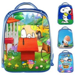 Cartable SNOOPY maternelle - Coloris bleu - de la petite à la grande section