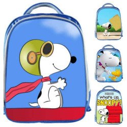 Cartable SNOOPY maternelle - Coloris bleu - de la petite à la grande section