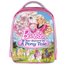 Cartable princesse Barbie - Sac à dos Barbie - de la petite à la grande section de maternelle - Coloris rose