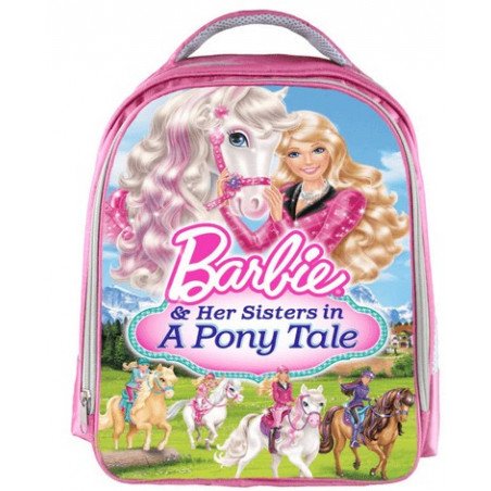 Cartable princesse Barbie - Sac à dos Barbie - de la petite à la grande section de maternelle - Coloris rose