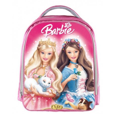 Cartable princesse Barbie - Sac à dos Barbie - de la petite à la grande section de maternelle - Coloris rose