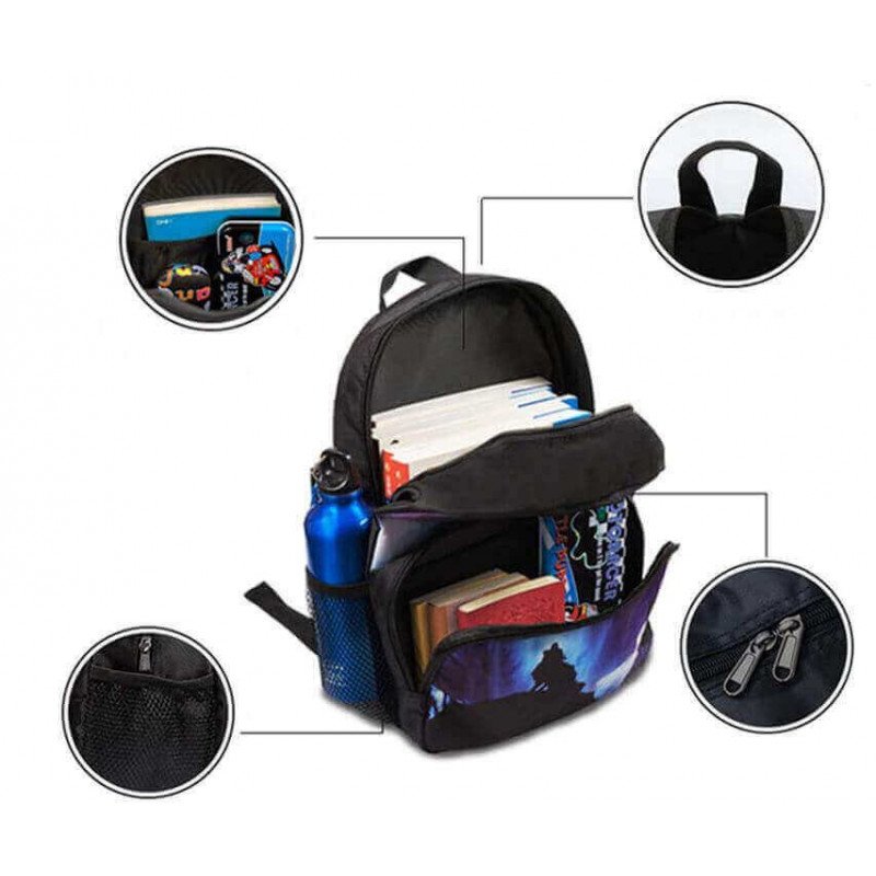 Cartable Encanto pour enfants de classes maternelles - Sac à dos avec large pochette avant