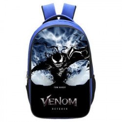 Cartable sac à dos VENOM pour garçon de collèges et lycées - Modèle Bleu