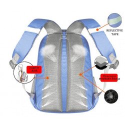 Cartable sac à dos VENOM pour garçon de collèges et lycées - Modèle Bleu