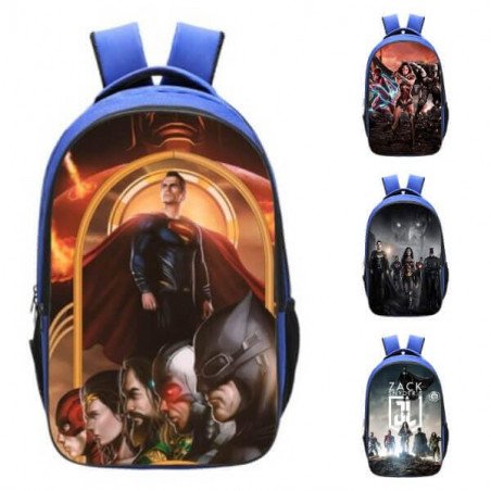 Cartable sac à dos JUSTICE LEAGUE pour garçon de 6 à 12 ans - Modèle Deluxe