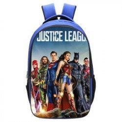 Pack imprimé Cartable sac à dos Batman + Sacoche + Trousse