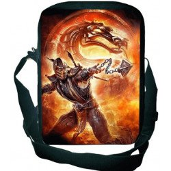 Sac à dos scolaire Mortal Kombat - pour collège et lycée