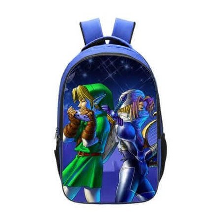 Cartable sac à dos Zelda (la légende de) pour enfants de 6 à 16 ans - 2 tailles