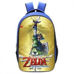 Cartable sac à dos Zelda (la légende de) pour enfants de 6 à 16 ans - 2 tailles