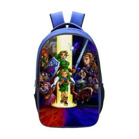 Cartable sac à dos Zelda (la légende de) pour enfants de 6 à 16 ans - 2 tailles