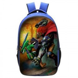 Cartable sac à dos Zelda (la légende de) pour enfants de 6 à 16 ans - 2 tailles