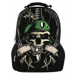 Sac à dos Cartable unisexe Death Gothic Style