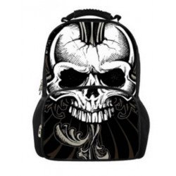 Sac à dos Cartable unisexe Death Gothic Style