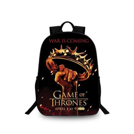 Sac à dos Game of Thrones ados pour étudiants - sac à dos imprimé série Tv