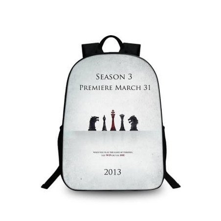 Sac à dos Game of Thrones ados pour étudiants - sac à dos imprimé série Tv