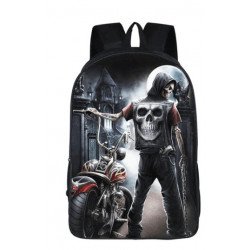 Sac à dos Cartable unisexe Death Gothic Style