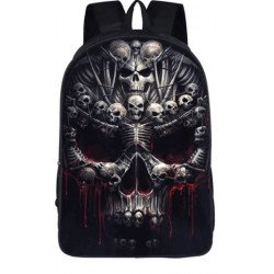 Sac à dos Cartable unisexe Death Gothic Style