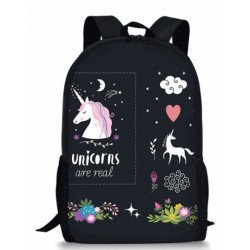Cartable licorne pour filles école primaire - du CP au CM2