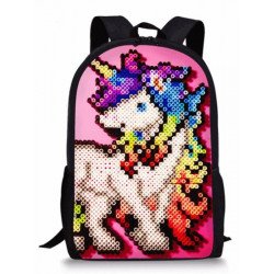 Cartable licorne pour filles école primaire - du CP au CM2