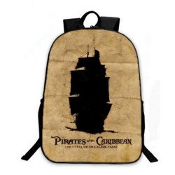 Cartable Pirates des caraïbes - Sac à dos scolaire Pirates des caraïbes du Cp au Cm2