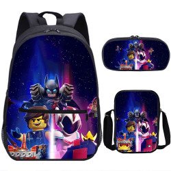 Pack imprimé Cartable sac à dos NINJAGO + Sacoche + Trousse