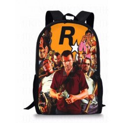 Sac à dos GTA Grand Theft Auto imprimé 3D