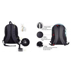 Pack imprimé Cartable sac à dos Dragon Ball + Sacoche + Trousse