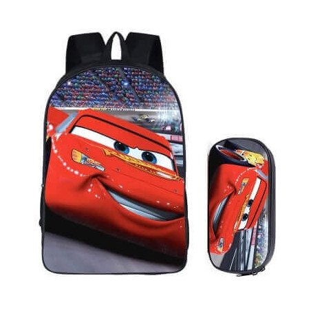 Pack scolaire CARS Cartable + Trousse