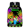 Sac à dos Weed - Sac scolaire Marijuana humour "weed friends" pour ados et lycéens