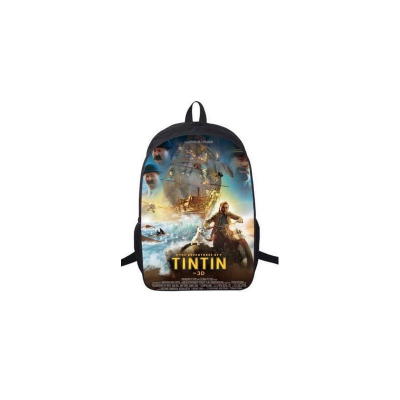 Sac à dos Tintin - Cartable Tintin pour enfants de classe primaires