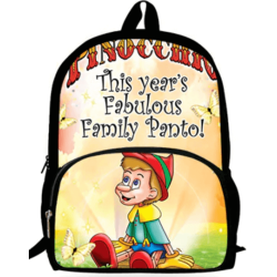 Cartable Scolaire Pinocchio - sac à dos Pinocchio avec pochette avant pour enfants de maternelle