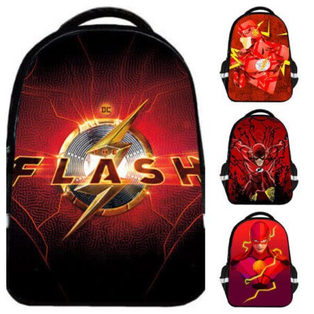 Sac à dos scolaire The Flash pour enfants et jeunes ados