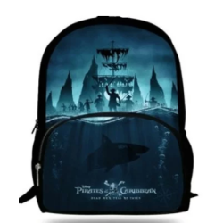 Cartable Pirates des Caraïbes pour enfants de primaire - Sac à dos scolaire Pirates des Caraïbes pour jeunes ados – Format XL