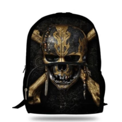 Cartable Pirates des Caraïbes pour enfants de primaire - Sac à dos scolaire Pirates des Caraïbes pour jeunes ados – Format XL